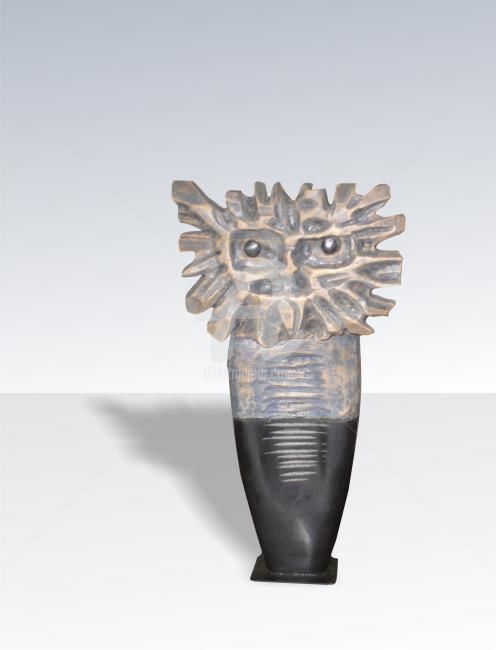 Sculpture titled "hibou" by Ohe, Original Artwork