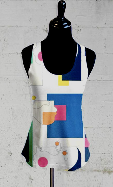 Textile Art με τίτλο "top-schermafbeeldin…" από Hildegarde Handsaeme, Αυθεντικά έργα τέχνης, Άλλος