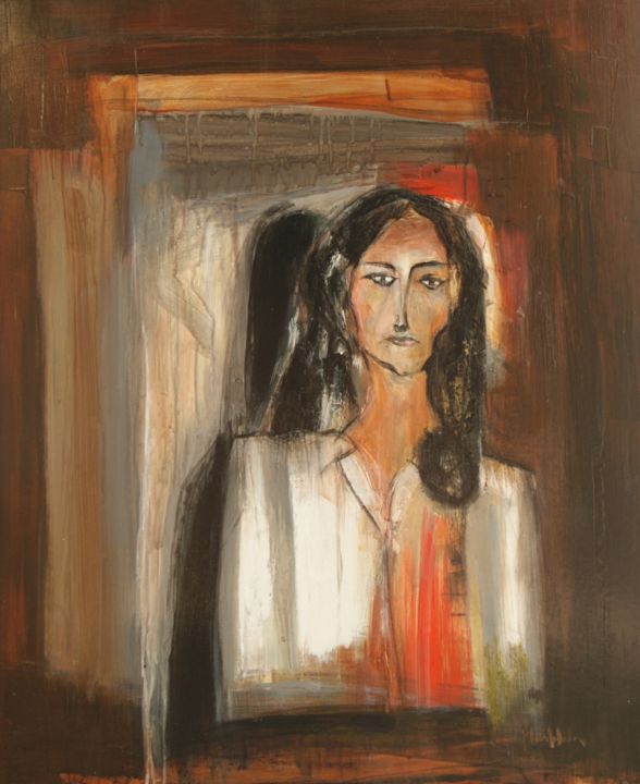 Peinture intitulée "Tristesse" par Hervé Marchelidon, Œuvre d'art originale, Acrylique