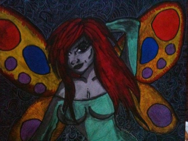 "red fairy" başlıklı Resim Holly Madeley tarafından, Orijinal sanat