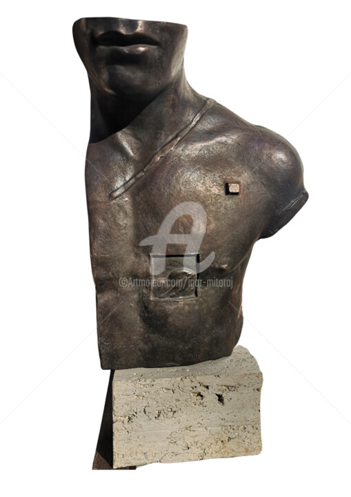 Sculpture intitulée "ASKLEPIOS by Igor M…" par Igor Mitoraj, Œuvre d'art originale, Bronze