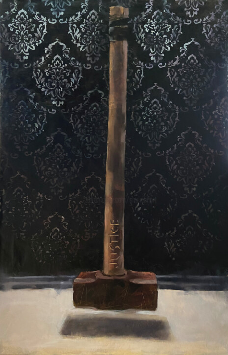 "Justice." başlıklı Tablo Igor Shulman tarafından, Orijinal sanat, Petrol Ahşap Sedye çerçevesi üzerine monte edilmiş