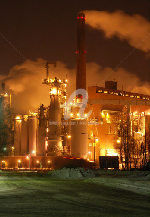 Photography titled "Sunila Pulp Mill 2,…" by Ilkka Porkka, Original Artwork, Other