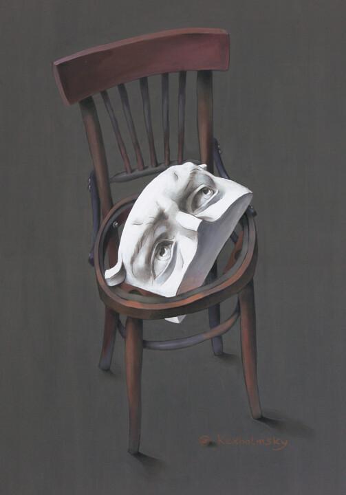 Pintura titulada "Chair with David's…" por Ilya Kexholmsky, Obra de arte original, Acrílico