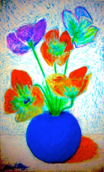 blue vase ➽ 2307 Art for sale | Artmajeur