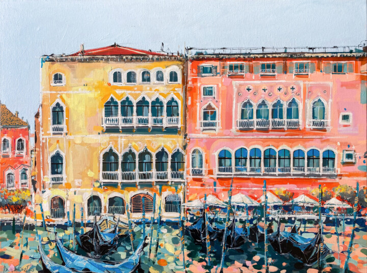 "Venice - Palazzo Gi…" başlıklı Tablo Irina Rumyantseva tarafından, Orijinal sanat, Akrilik Ahşap Sedye çerçevesi üzerine mo…