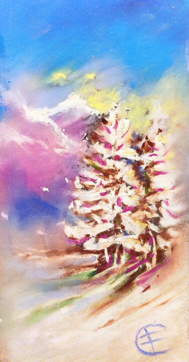 Peinture intitulée "CHRISTMAS TIME" par Fabrizio Cancelliere, Œuvre d'art originale, Pastel