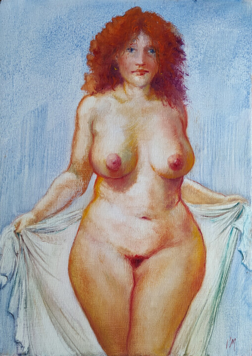 Malerei mit dem Titel "💗Rondeurs 💗Curves" von Isabel Mahe, Original-Kunstwerk, Öl