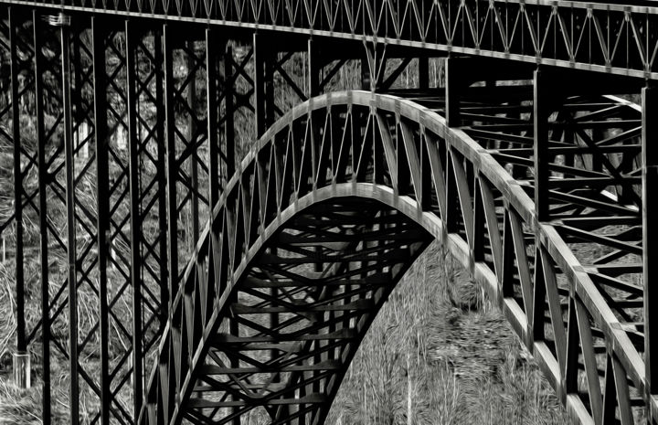 Φωτογραφία με τίτλο "New River Gorge Bri…" από John Pingree, Αυθεντικά έργα τέχνης, Ψηφιακή φωτογραφία