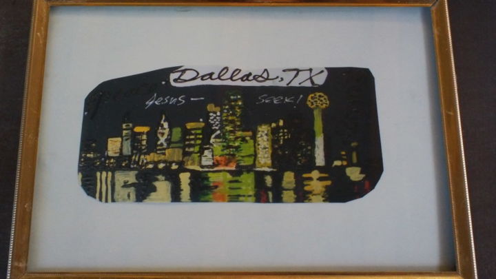 「Dallas texas-seek j…」というタイトルの絵画 Jacki Weberによって, オリジナルのアートワーク