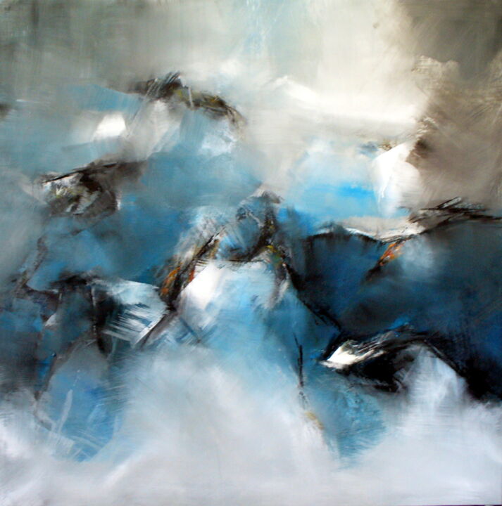 제목이 "D'un autre ciel"인 미술작품 Jacques Reverdy로, 원작, 기름