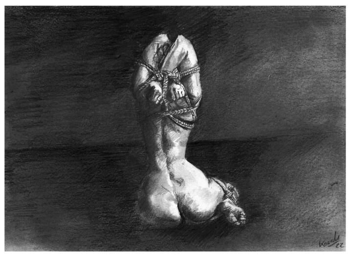 Dessin intitulée "ACT 23" par Jakub Kossakowski (Art After Hours), Œuvre d'art originale, Crayon