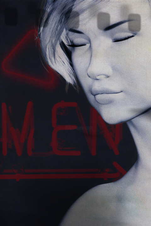 Pintura intitulada "What do men actuall…" por Jan Keteleer, Obras de arte originais, Trabalho Digital 2D