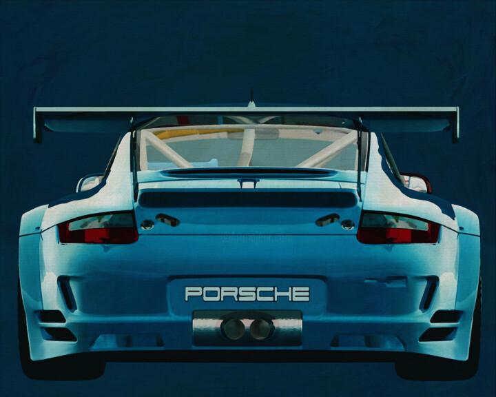 「Back of a Porsche G…」というタイトルのデジタルアーツ Jan Keteleerによって, オリジナルのアートワーク, デジタル絵画