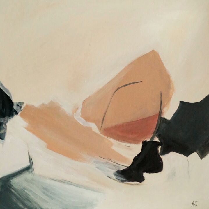 Malerei mit dem Titel "Basic" von Jane Ti, Original-Kunstwerk, Acryl