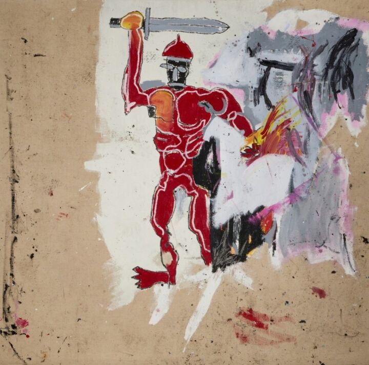 The 'Warrior' Painting by Basquiat could fetch $19 million at the Hong Kong Sotheby's auction