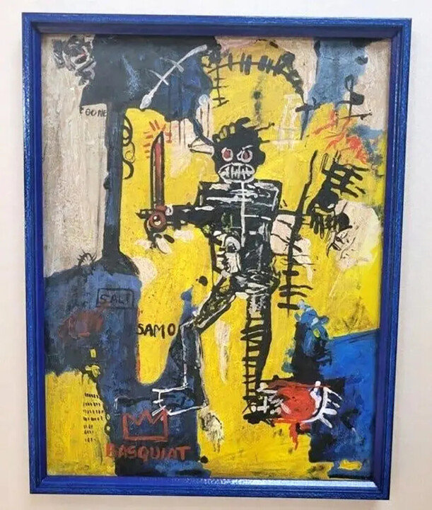 A Florida dealer has been charged with selling allegedly fake art by Basquiat and Warhol
