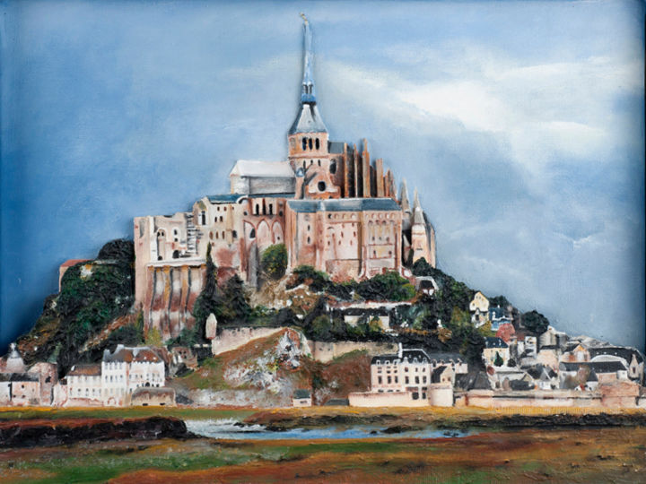 Peinture numéro adulte - Mont Saint Michel - Peinture numéro - Creavea