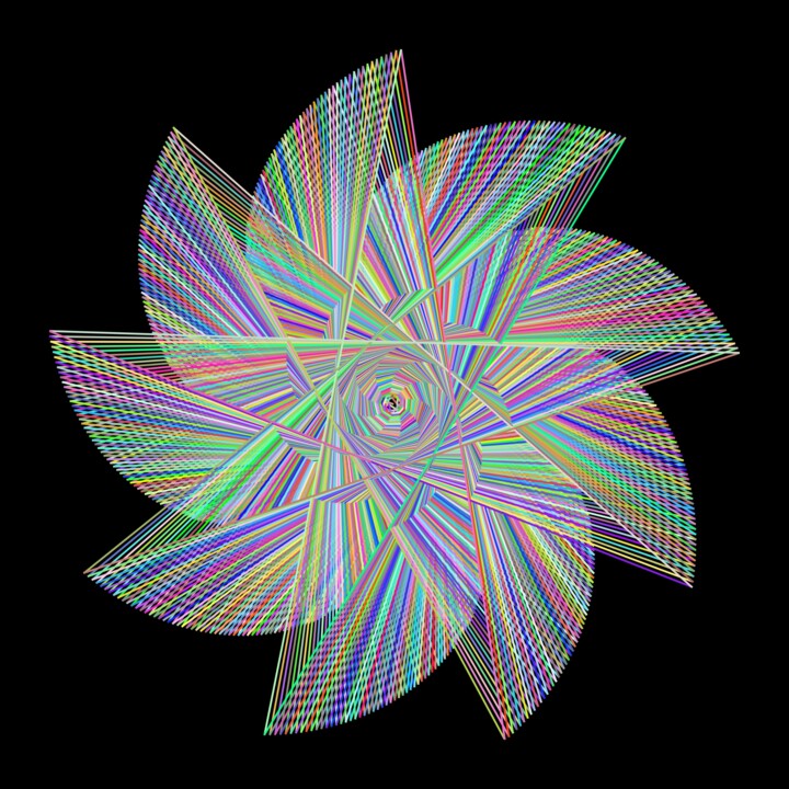 Artes digitais intitulada "Windmill Blade #1521" por Jeb Gaither, Obras de arte originais, Trabalho Digital 2D