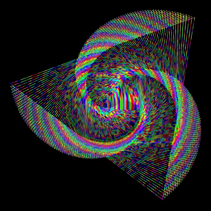"Triangular Vortex #…" başlıklı Dijital Sanat Jeb Gaither tarafından, Orijinal sanat, 2D Dijital Çalışma