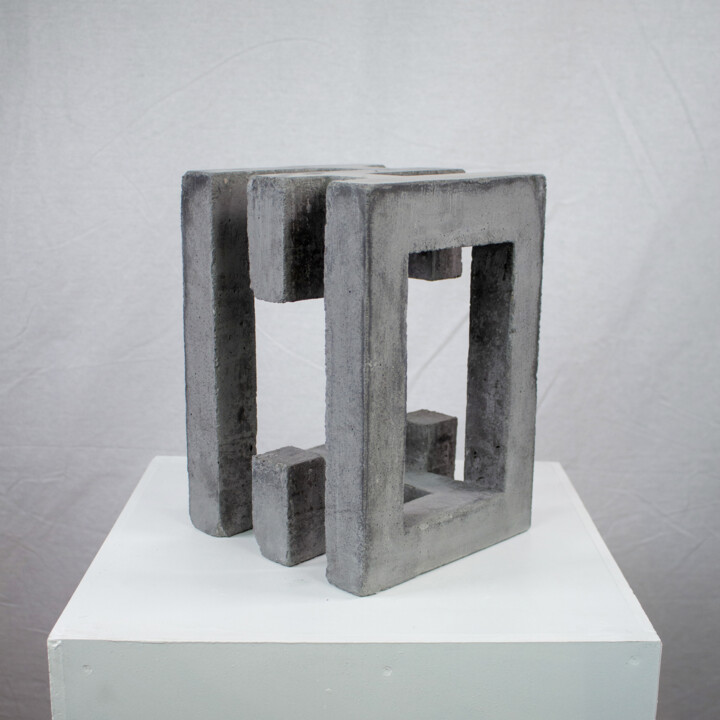 Sculpture intitulée "PT-7554" par Jeffrey Arts, Œuvre d'art originale, Béton