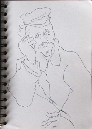 Drawing titled "Van_Gogh.jpg" by Jelena Dabic, Original Artwork