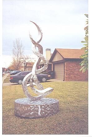 Sculpture intitulée "Intertwined III" par Jerry Sanders, Œuvre d'art originale