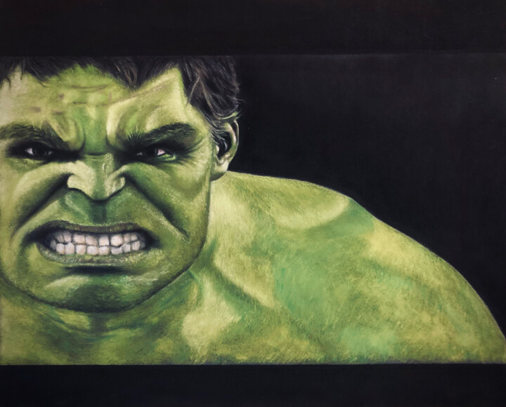 hulk drawing in pencil color