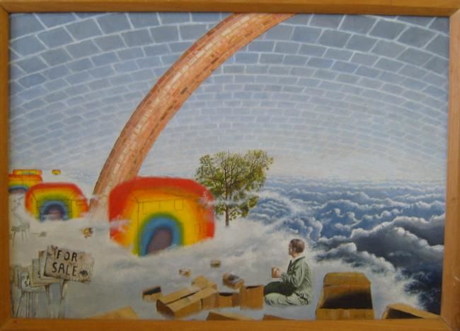 Painting titled "The Dreamworld of t…" by Jim Farrer, Original Artwork, Oil