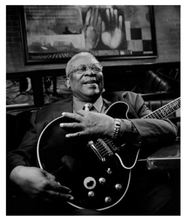 Photography titled "B.B. King" by Jimmy Katz, Original Artwork, Analog photography