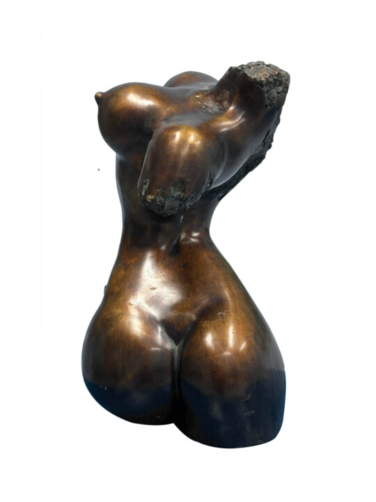 Sculpture titled "女人体" by Jingri Liu, Original Artwork, Metals