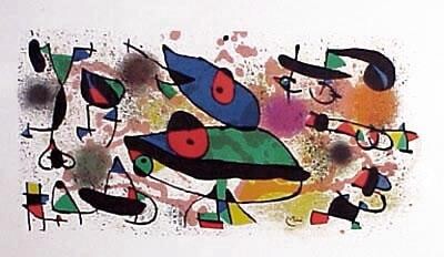 Estampas & grabados titulada "JEAN MIRO - Sculptu…" por Joan Miró, Obra de arte original, Oleo