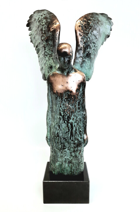 Escultura titulada "Mystery-Large size,…" por Joanna Zakrzewska-Cholewa, Obra de arte original, Bronce
