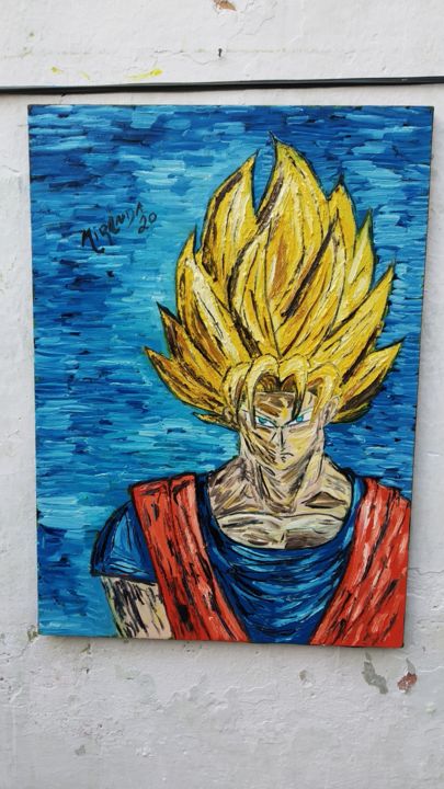 Goku Super Saiyajin Blue, Desenho