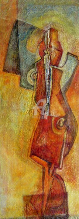 Pintura titulada "2010-baniere3.jpg" por Joelle Tomasso, Obra de arte original