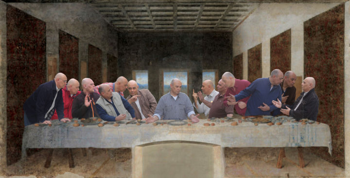 数字艺术 标题为“Last Supper” 由John B Caruana, 原创艺术品