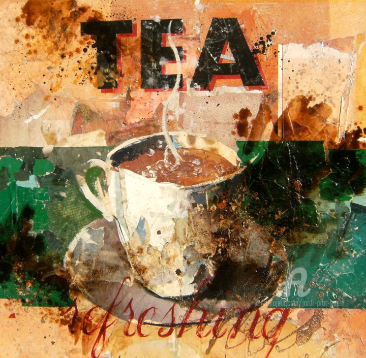 Pintura intitulada ""tea refreshing" Jo…" por Jordi Prat Pons, Obras de arte originais