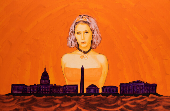 Peinture intitulée "Washington DC, Seri…" par José Gislero, Œuvre d'art originale, Acrylique