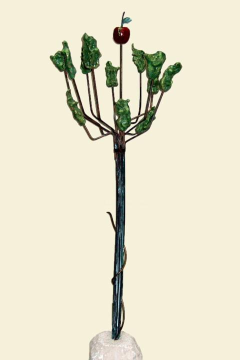 Sculpture titled "Arvore do fruto Pro…" by José Manuel Lopes Cardoso, Original Artwork
