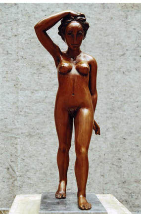Rzeźba zatytułowany „Nu en mouvement (fa…” autorstwa José  Herrera, Oryginalna praca