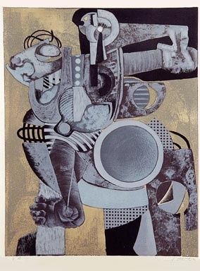 Dibujo titulada "Homme à Cheval 5 co…" por José  Herrera, Obra de arte original