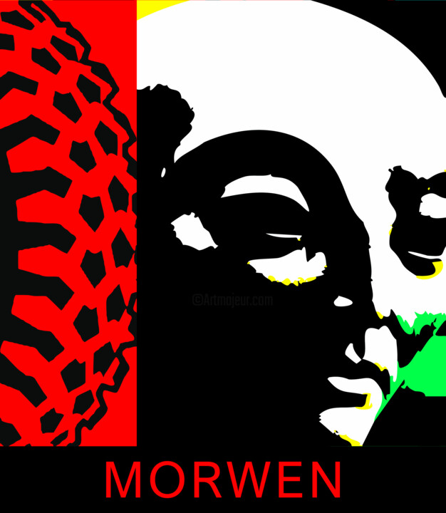 「MORWEN」というタイトルのデジタルアーツ Josep Domènechによって, オリジナルのアートワーク, AI生成画像