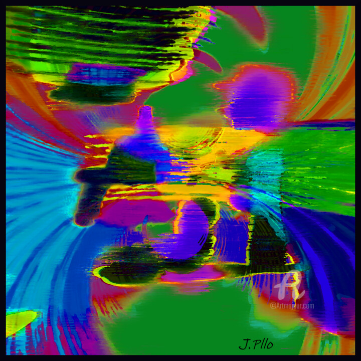 Grafika cyfrowa / sztuka generowana cyfrowo zatytułowany „jerty” autorstwa Joseph Pllo, Oryginalna praca, Malarstwo cyfrowe