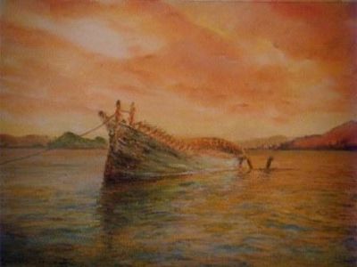 Pintura titulada "Sin Rumbo" por Juan Angel Gomez Gonzalez, Obra de arte original