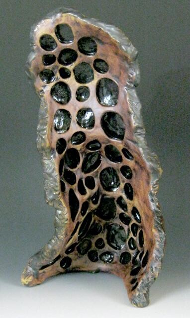 Sculpture titled "Perceptuary 5: Babro" by Juarez Hawkins, Original Artwork, Ceramics