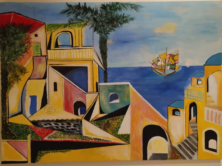 Paesaggio Marino, Painting by Julienne Julie