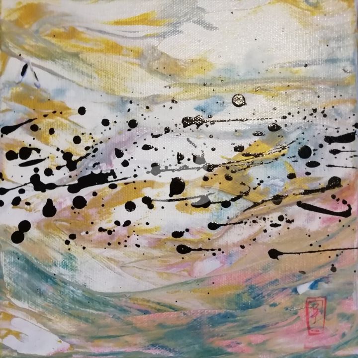 Peinture intitulée "Sanas nom" par Ju Bohe, Œuvre d'art originale, Acrylique