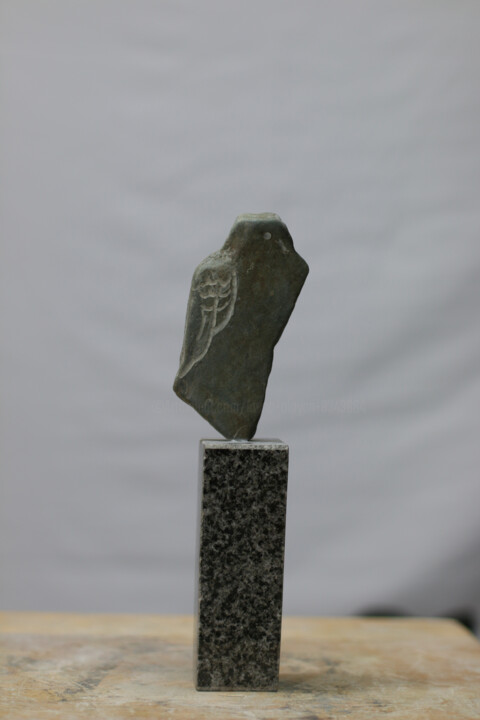 Sculpture titled "Parrot Figure" by Kamo Aloyan, Original Artwork, Stone