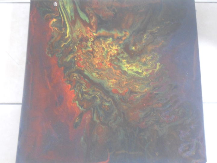 Pintura intitulada "Effervescence" por Marlène Duguet, Obras de arte originais, Outro