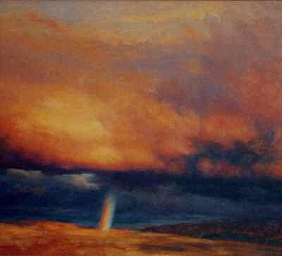 Peinture intitulée "Study of Rainbow" par Ken Bushe, Œuvre d'art originale